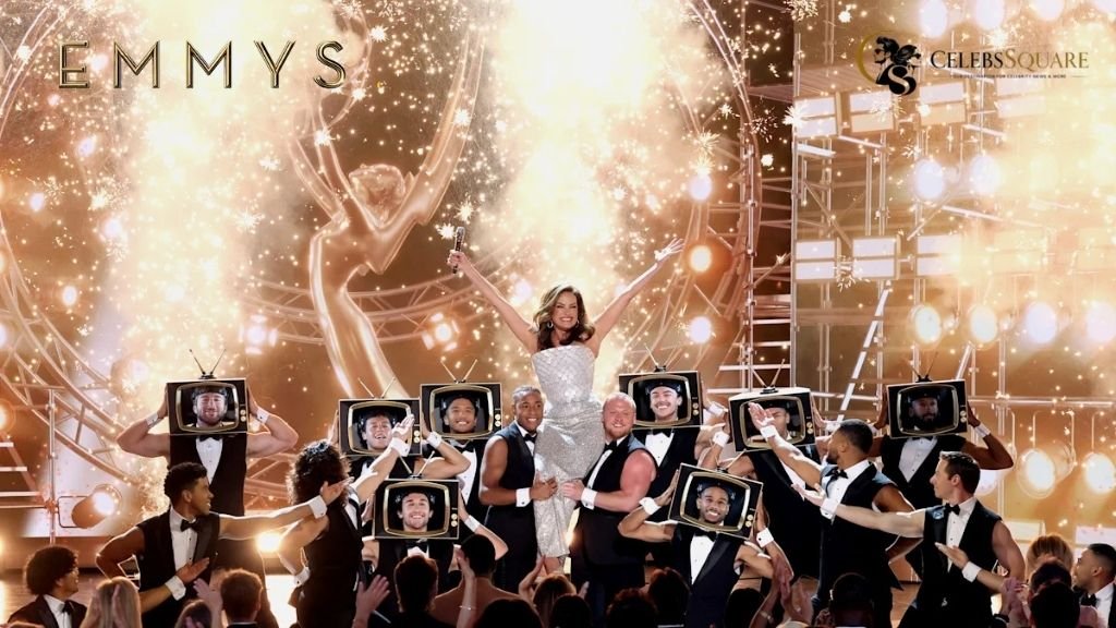 Host Mariska Hargitay performs on stage during the 78th Primetime Emmy Awards